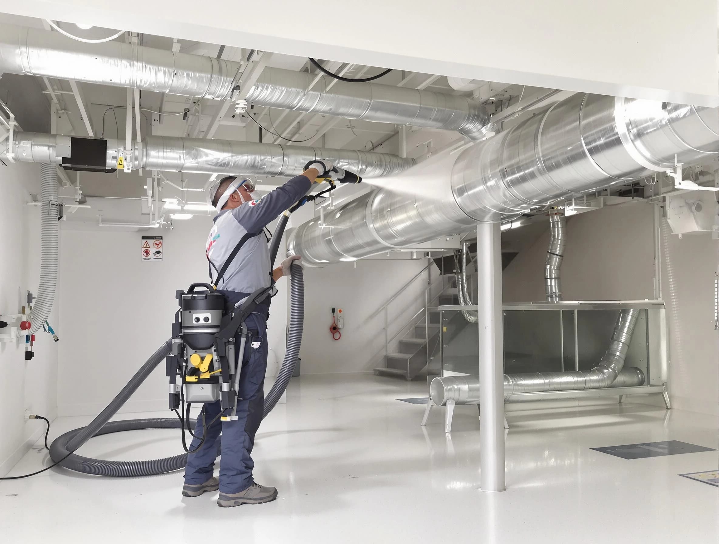 Professional central duct cleaning by Harrah Air Duct Cleaning in Harrah