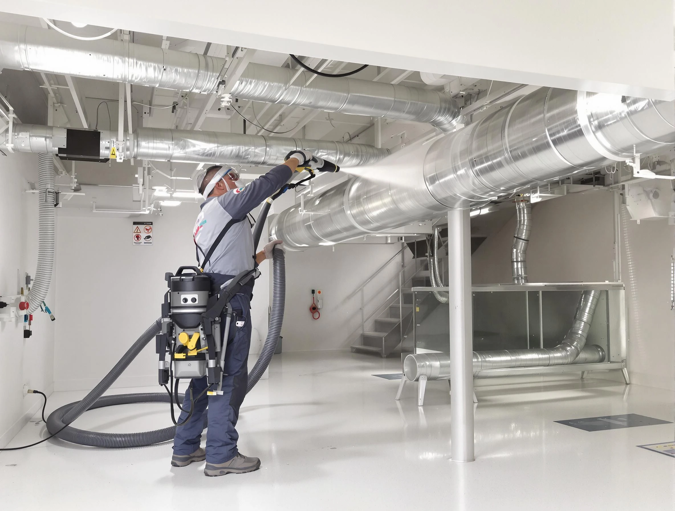 Professional central duct cleaning by Harrah Air Duct Cleaning in Harrah