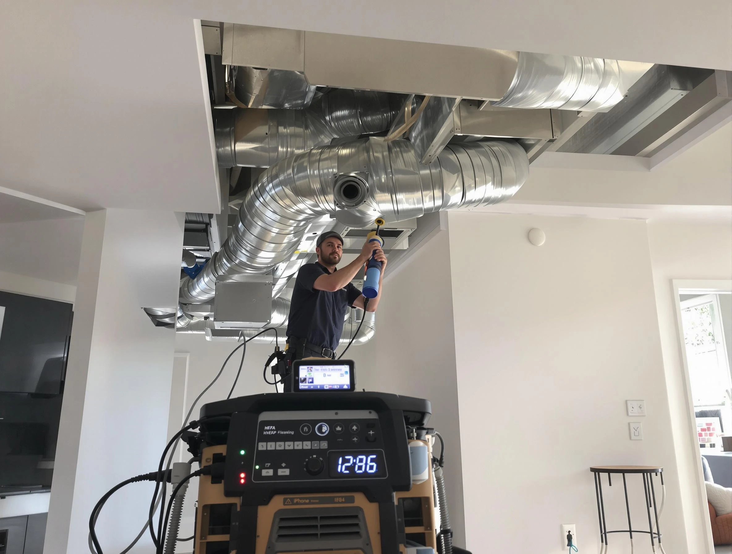 Advanced pure air duct cleaning by Harrah Air Duct Cleaning in Harrah